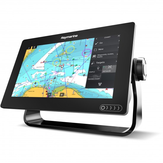 Raymarine Axiom 9RV kartplotter med Lighthouse kart - Dekning hele Nord Europa